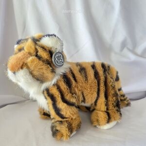 Princess Soft Toys Bengal Tiger Plush Stuffed Toy Realistic Vintage 11 Inch 80s